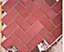Driveway Red Block paving (L)200mm (W)100mm (T)50mm, Pack of 488