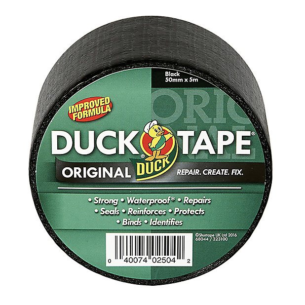 Duck Tape Original White 50mm x 5m Improved Formula High Strength Waterproof 
