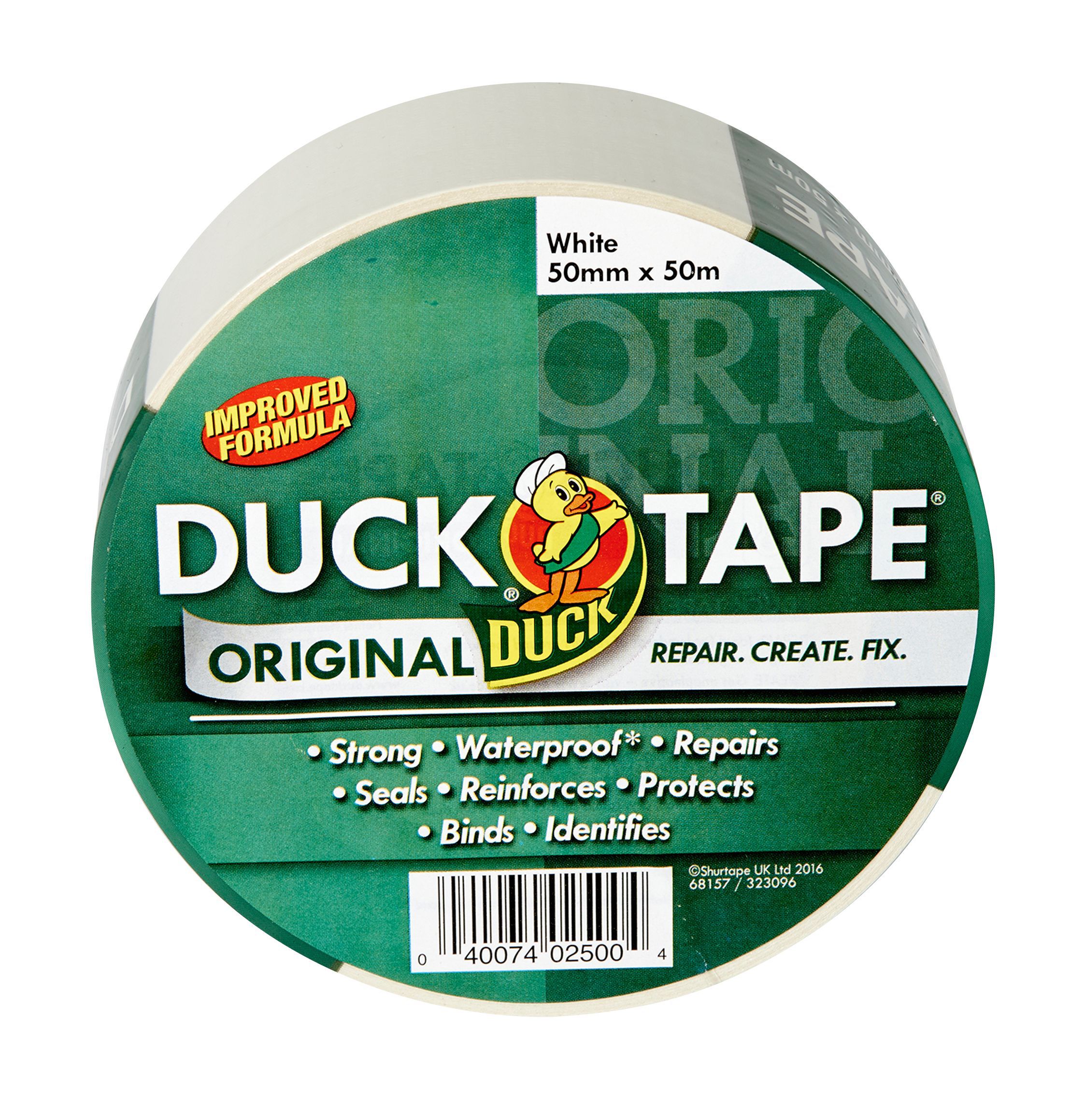 Duck White Duct Tape (L)50m (W)50mm