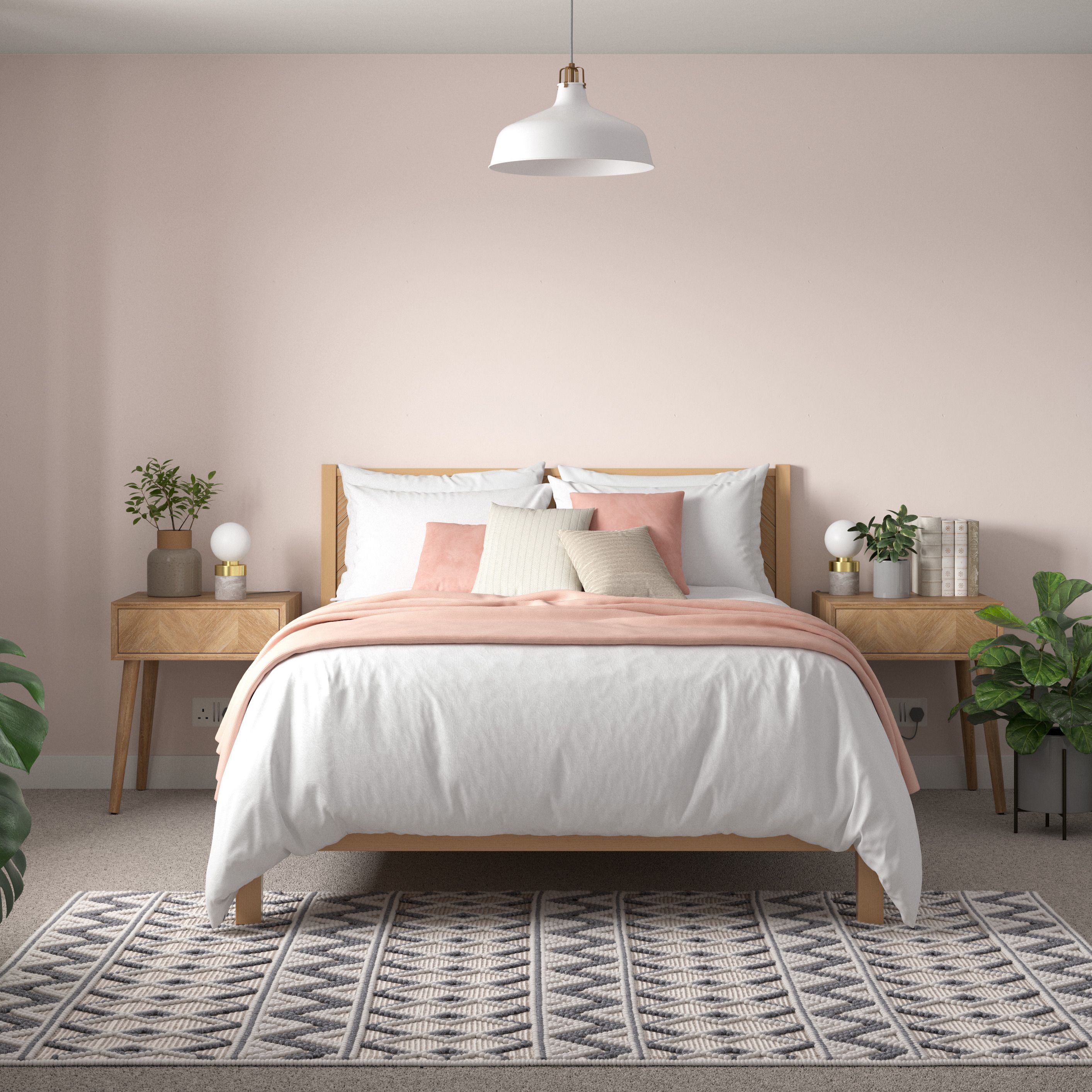 Dulux Blush Pink Matt Wall & ceiling Emulsion paint, 5L