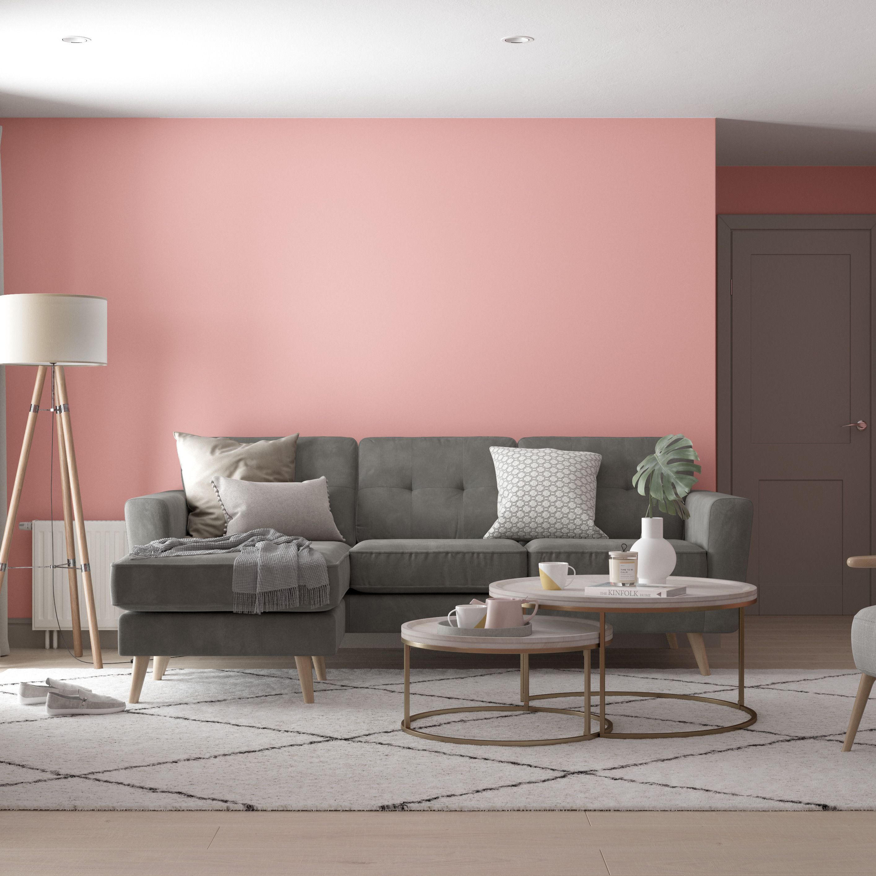 Dulux Boho Blush Matt Wall & ceiling Emulsion paint, 2.5L
