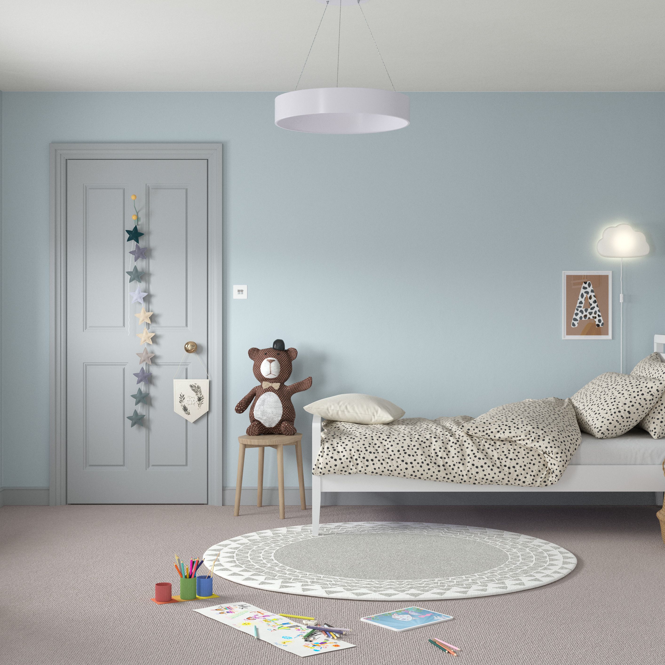 Dulux Coastal Grey Matt Wall & ceiling Emulsion paint, 2.5L
