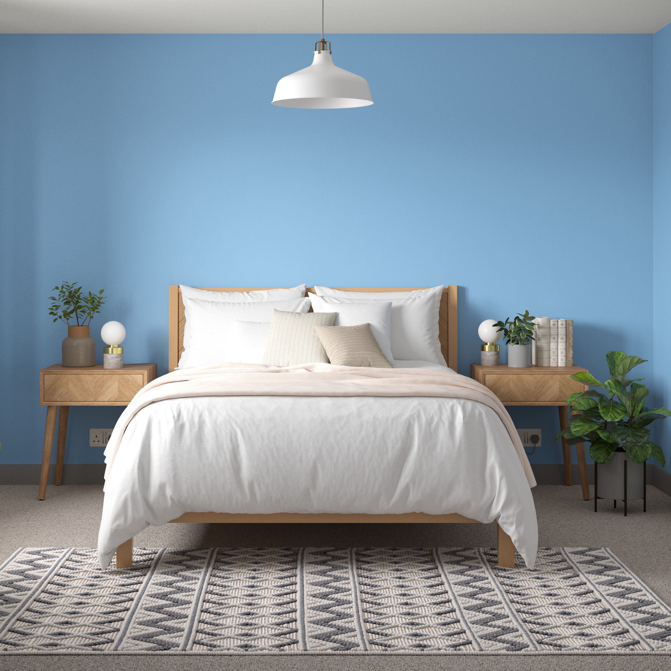 Dulux Easycare Blue babe Matt Emulsion paint, 2.5L