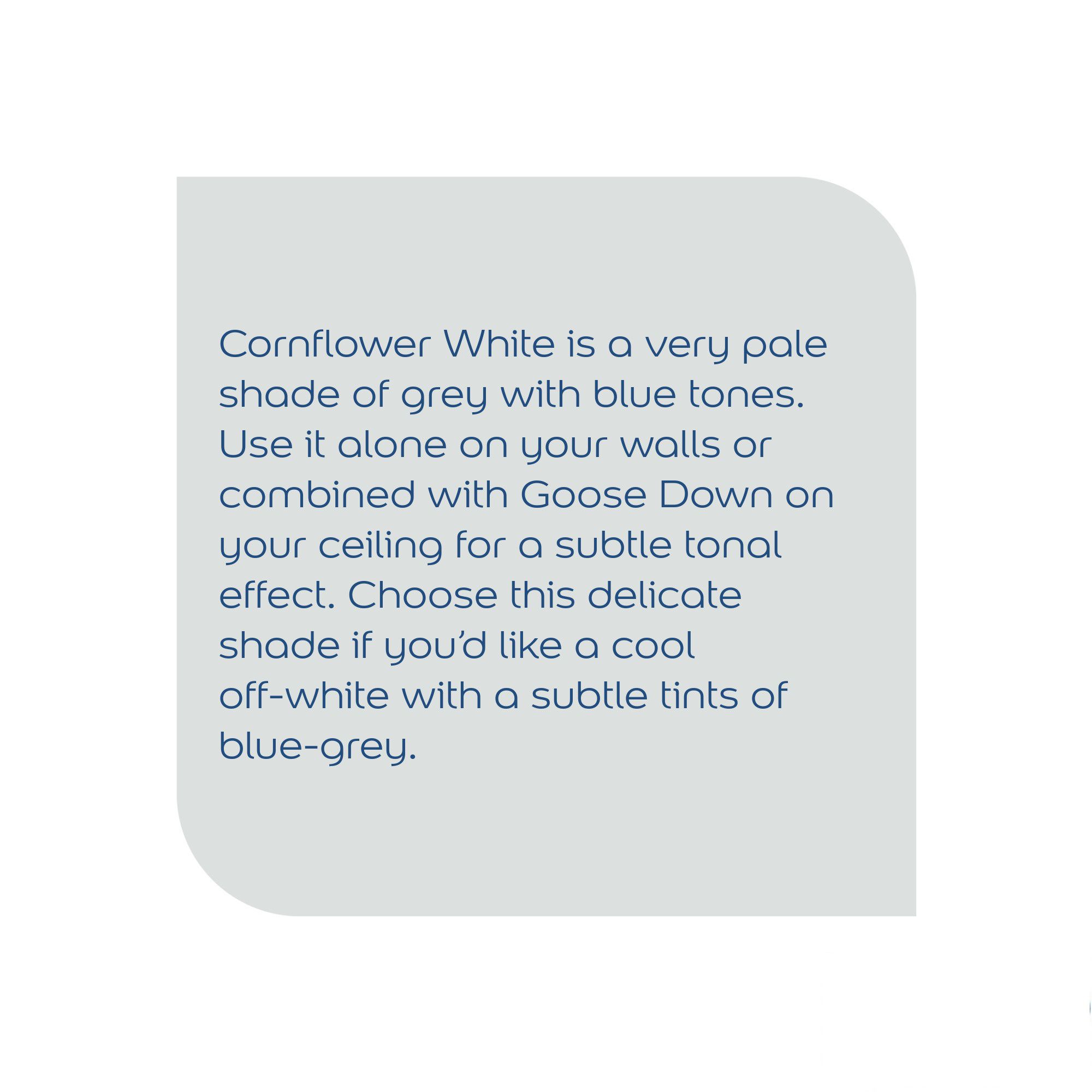 Dulux Easycare Cornflower white Matt Emulsion paint, 2.5L