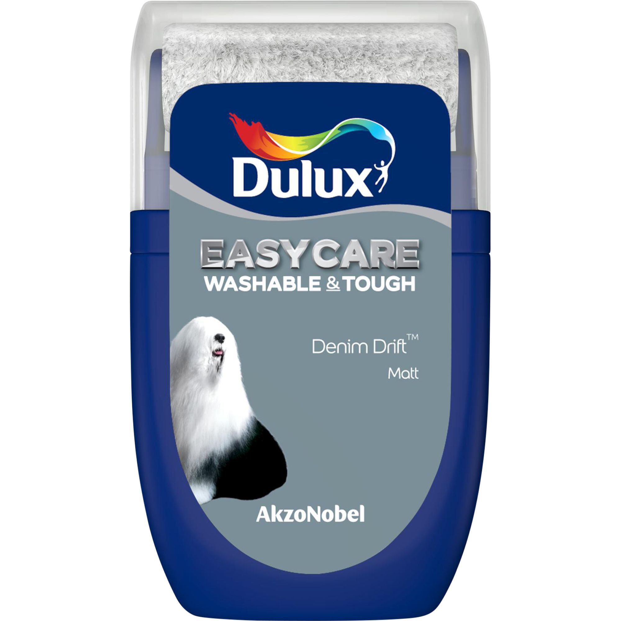 Dulux Easycare Denim drift Matt Emulsion paint, 30ml Tester pot