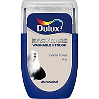 Dulux Easycare Gentle fawn Matt Emulsion paint, 30ml Tester pot