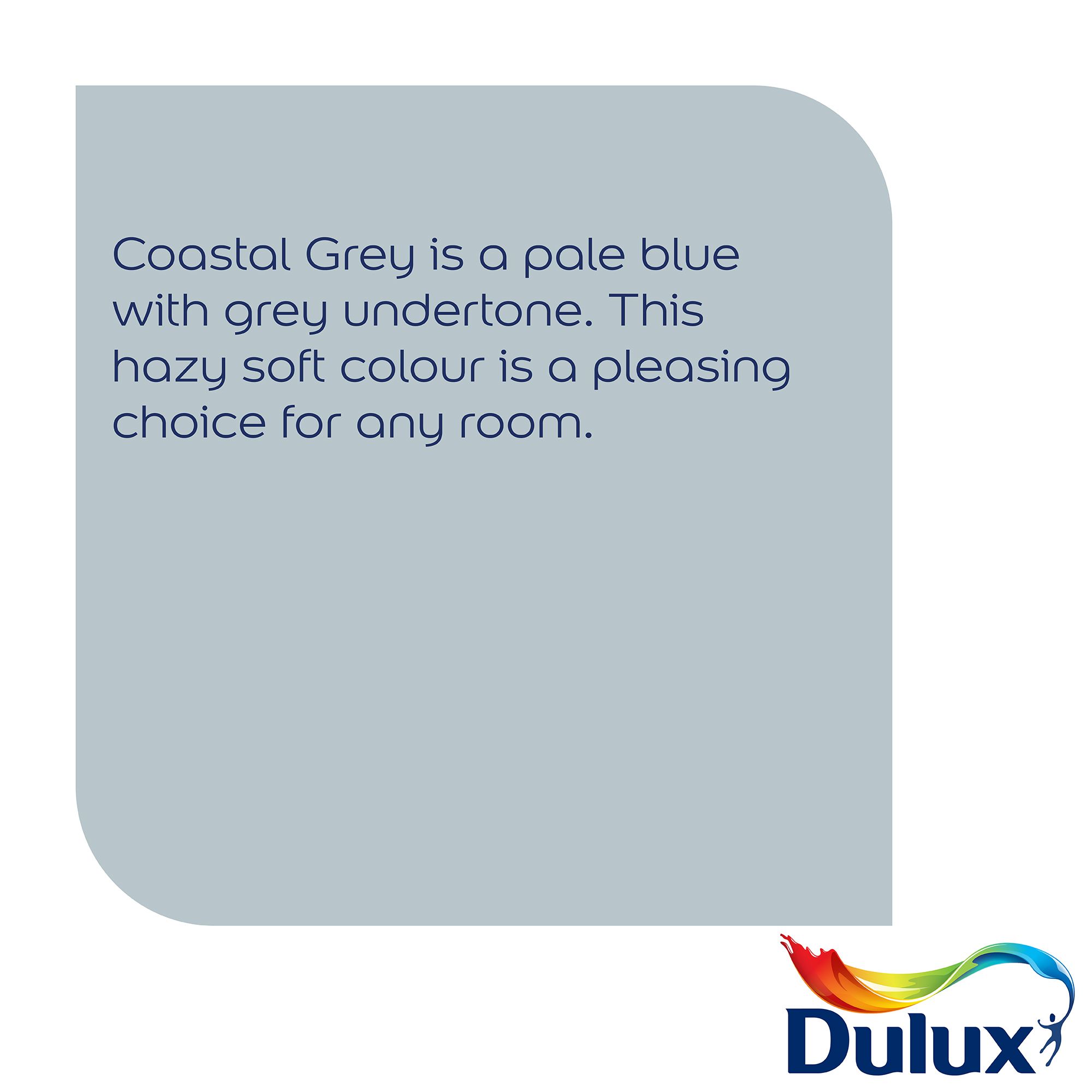 Dulux Easycare Kitchen Coastal Grey Matt Wall & ceiling Emulsion paint, 2.5L
