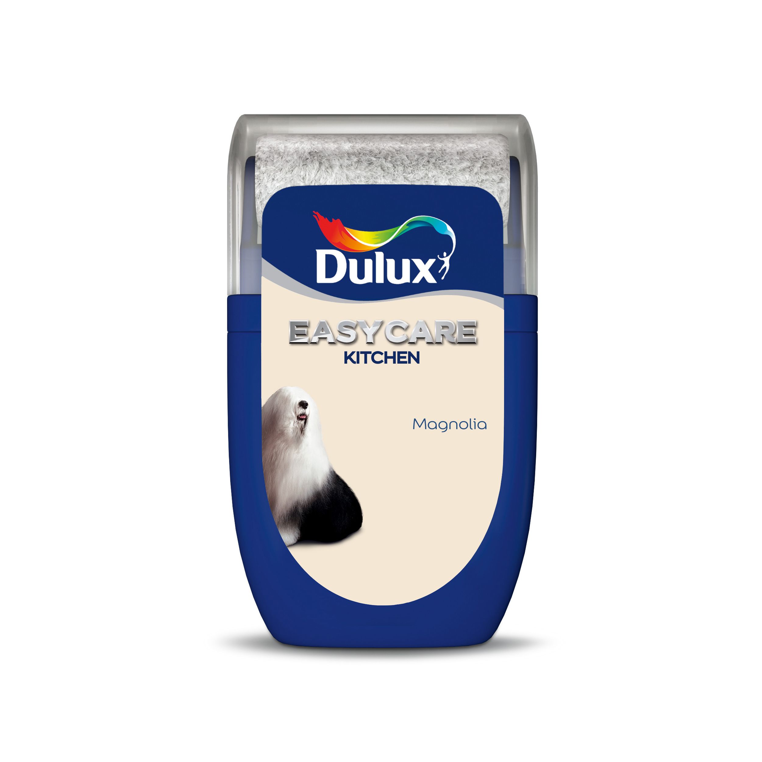 Dulux Easycare Kitchen Magnolia Matt Emulsion paint, 30ml Tester pot