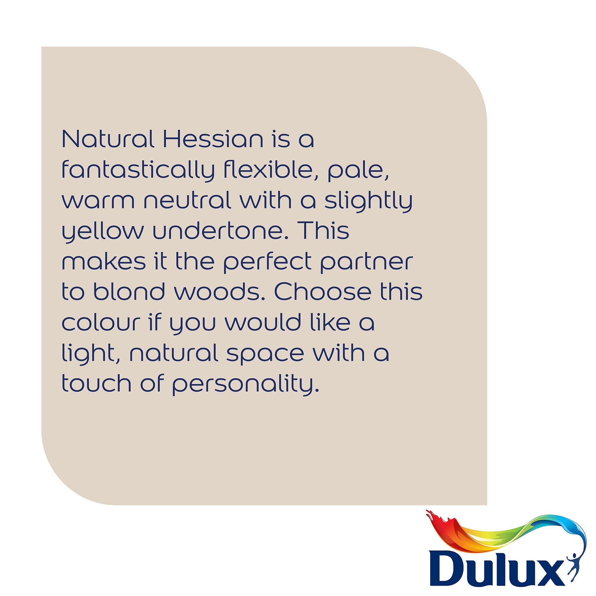 Dulux Easycare Kitchen Natural Hessian Matt Wall & ceiling Emulsion paint, 30ml Tester pot