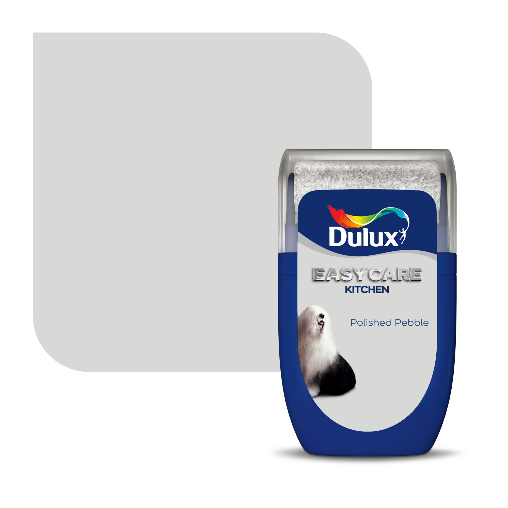 Dulux Easycare Kitchen Polished pebble Matt Emulsion paint, 30ml Tester pot