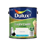 Dulux Easycare Kitchen Pure brilliant white Matt Emulsion paint 2.5L