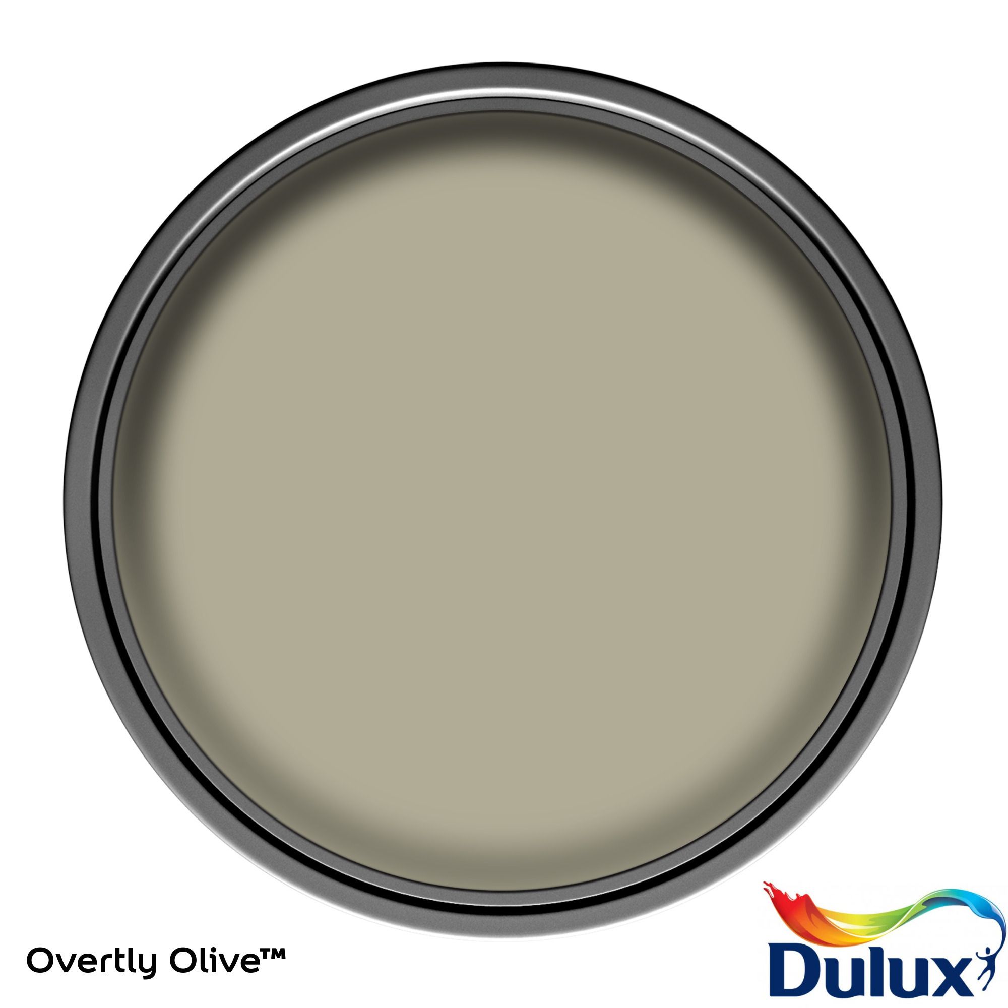 Dulux Easycare Overtly Olive Matt Wall paint, 5L