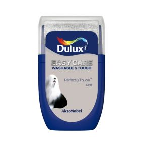 Dulux Easycare Perfectly taupe Matt Emulsion paint, 30ml Tester pot