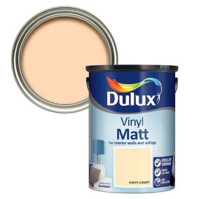 Dulux Easycare Warm cream Vinyl matt Emulsion paint, 5L