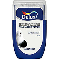 Dulux Easycare White cotton Matt Emulsion paint 30ml Tester pot