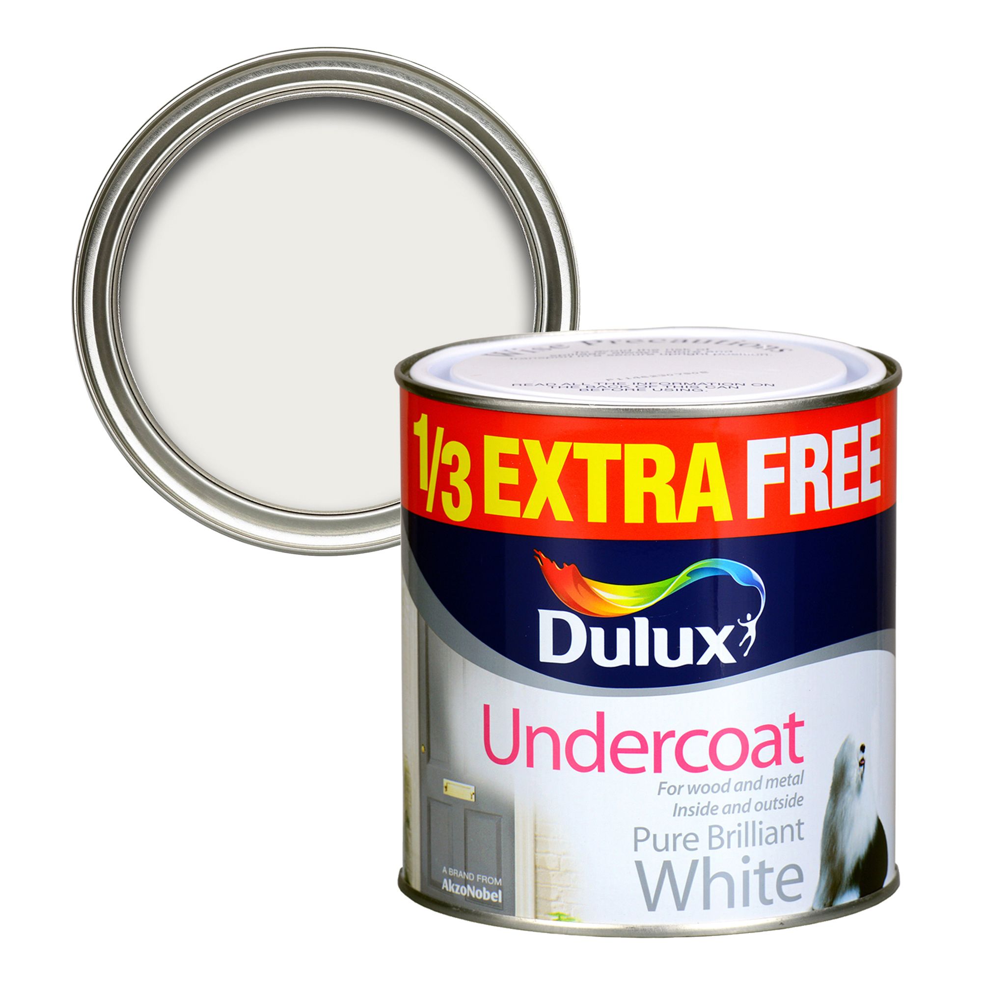 Dulux Easycare White Wall & Ceiling Matt Non-magnetic Primer ...