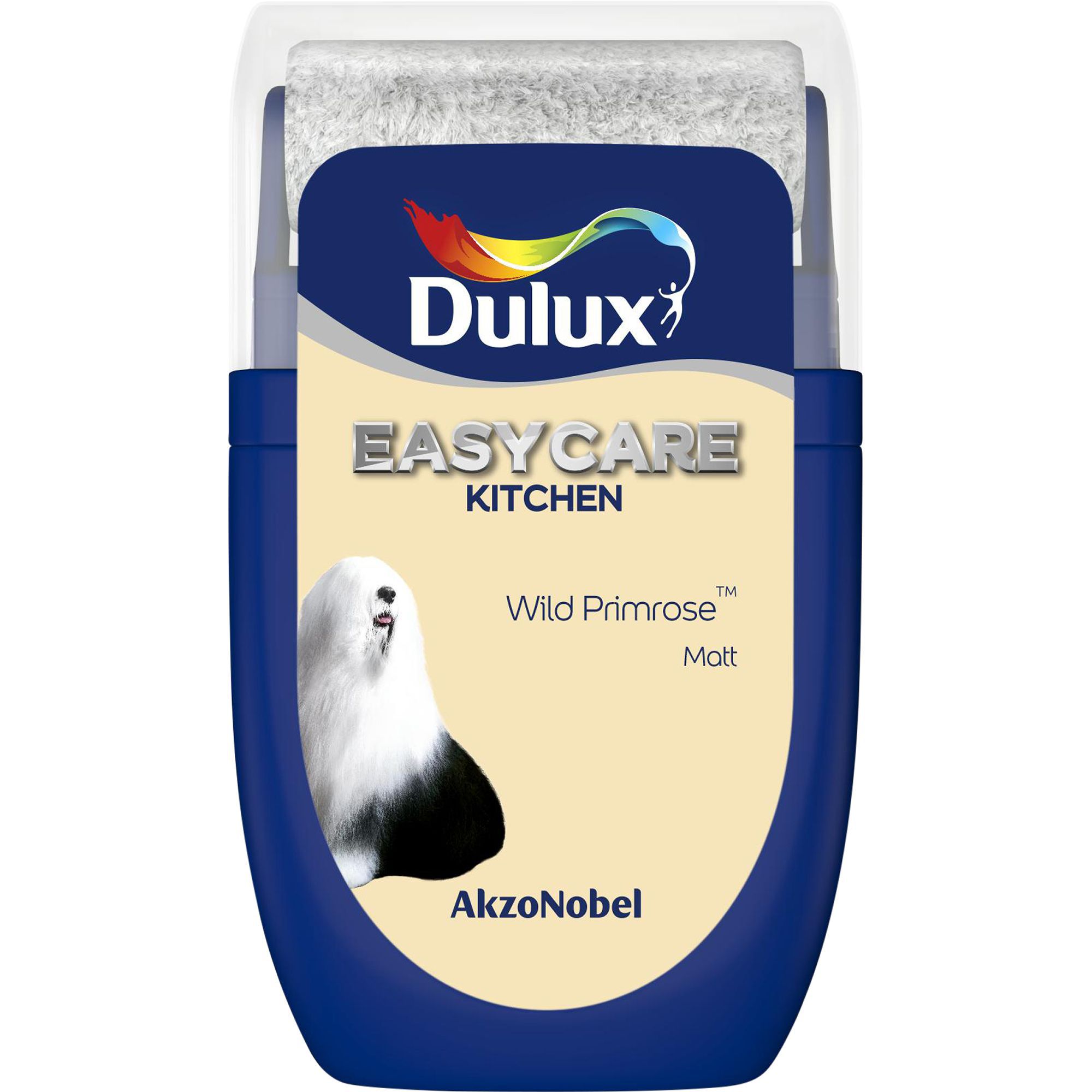 Dulux Easycare Wild primrose Matt Emulsion paint, 30ml Tester pot