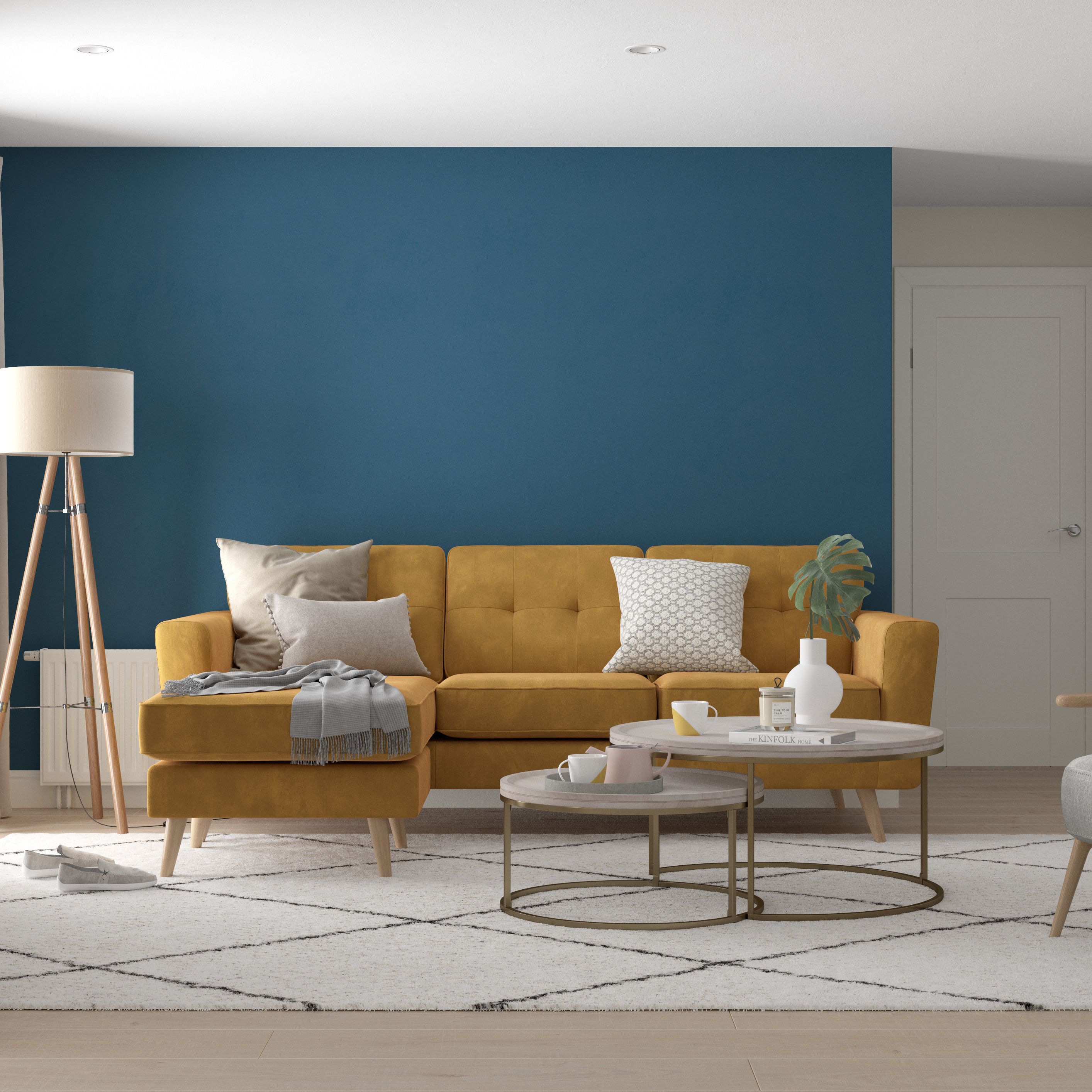 Dulux Indigo Shade Matt Wall & ceiling Emulsion paint, 30ml Tester pot