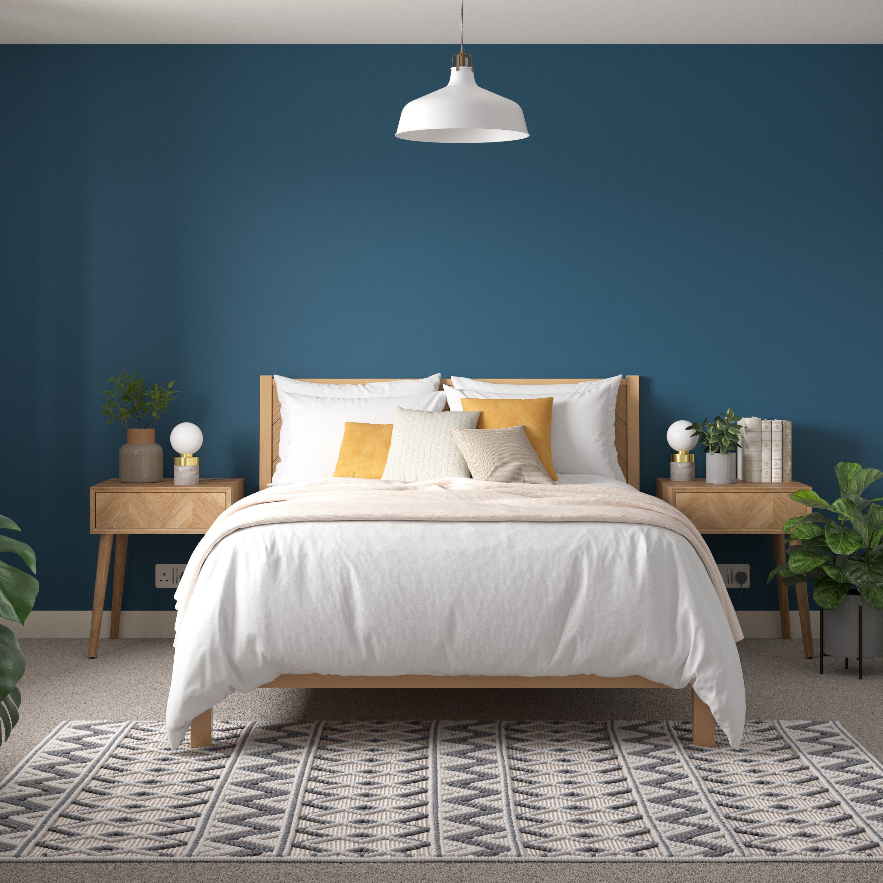 Dulux Indigo Shade Matt Wall & ceiling Emulsion paint, 30ml Tester pot