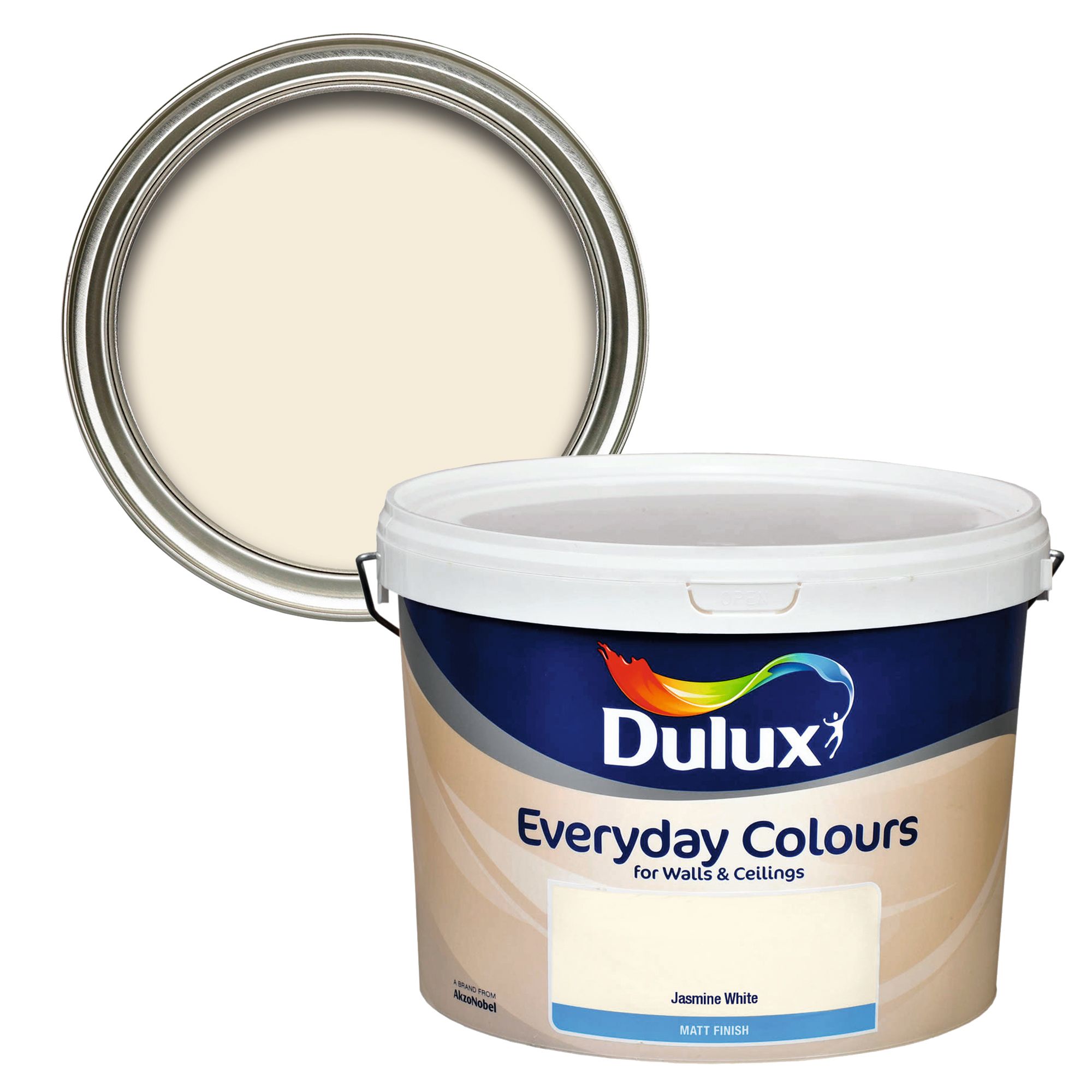 Dulux Jasmine white Vinyl matt Emulsion paint, 10L Tradepoint