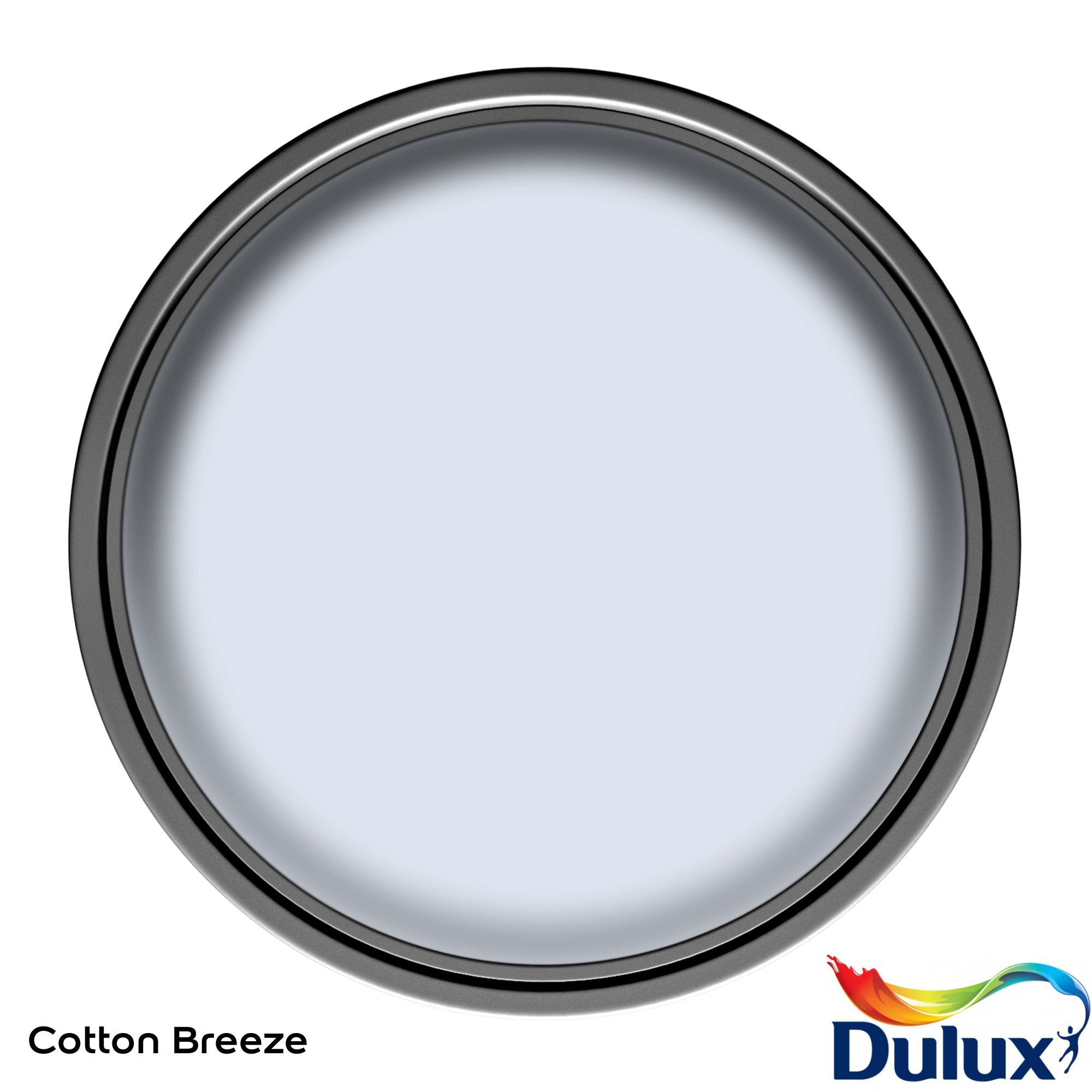 Dulux Light & space Cotton breeze Matt Emulsion paint, 2.5L