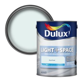 Dulux Light & space First frost Matt Emulsion paint, 5L