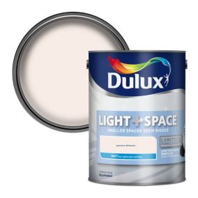 Dulux Light & space Jasmine shimmer Matt Emulsion paint, 5L