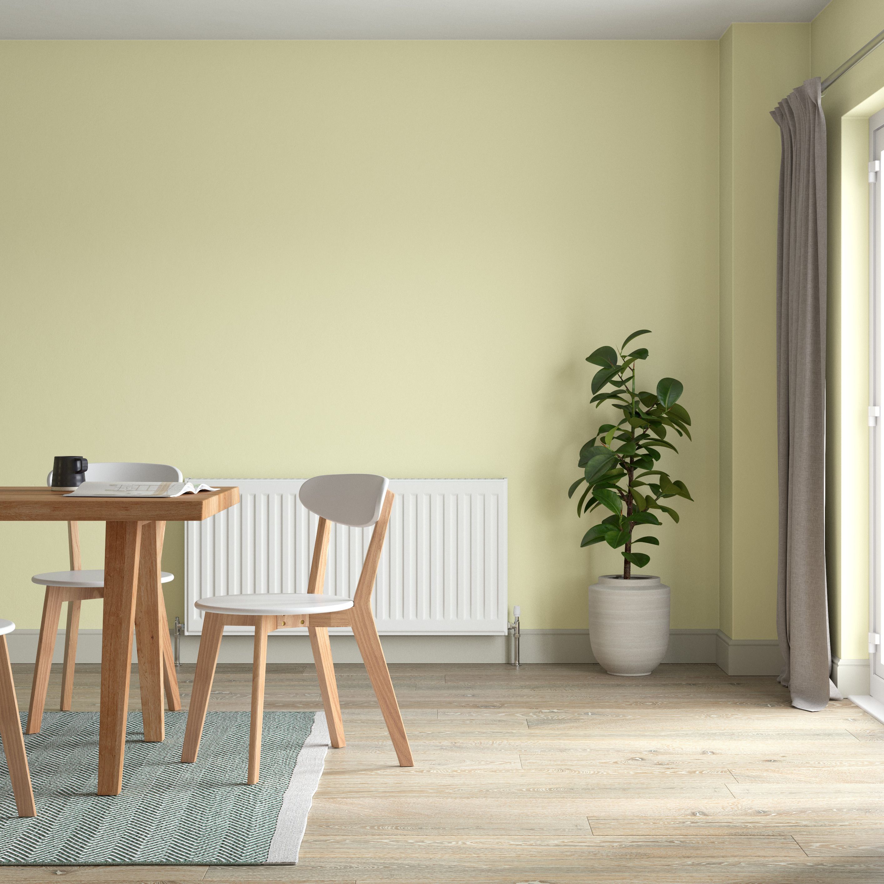 Dulux Light & space Lemon spirit Matt Emulsion paint, 2.5L