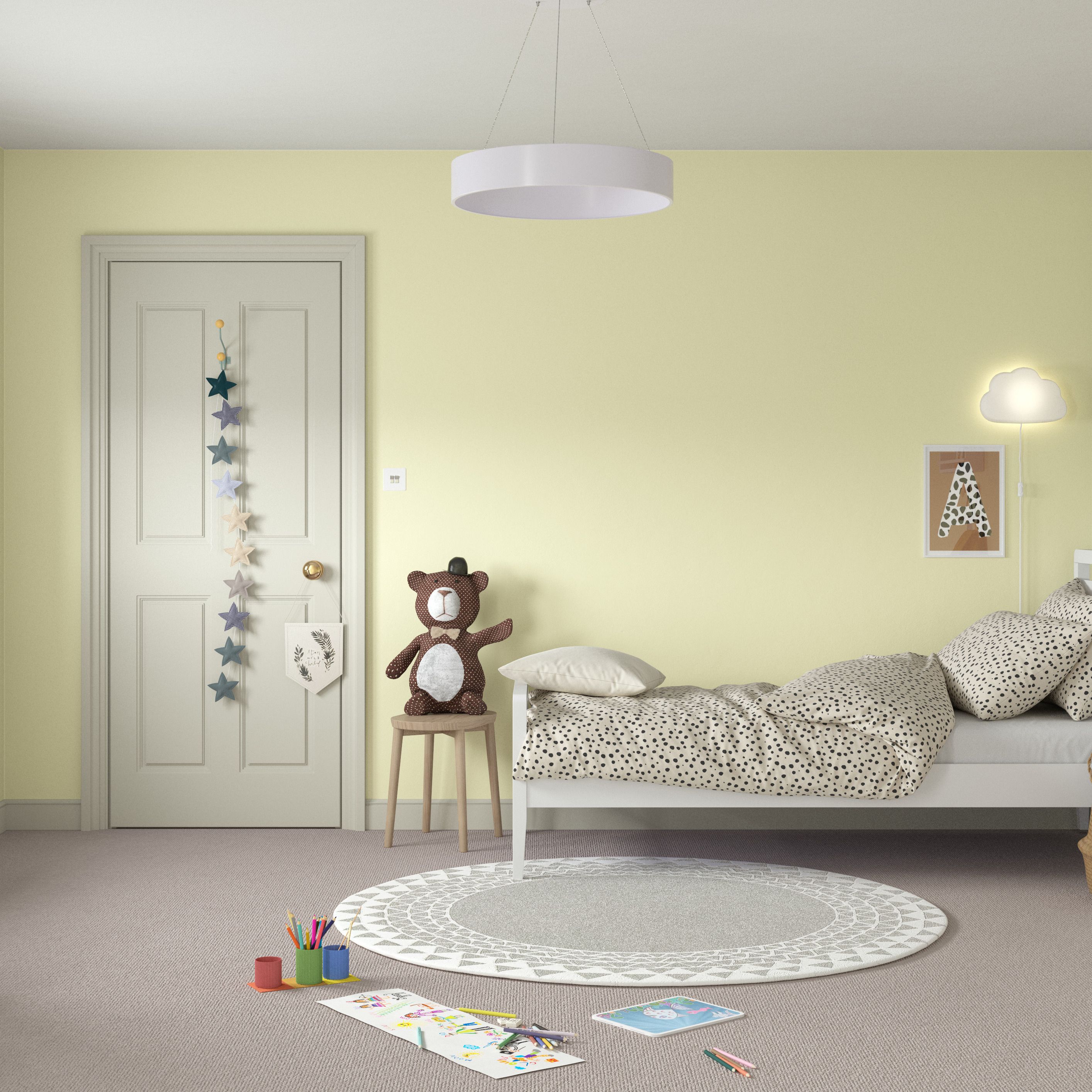 Dulux Light & space Lemon spirit Matt Emulsion paint, 2.5L