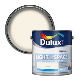 Dulux Light & space Morning light Matt Emulsion paint, 2.5L