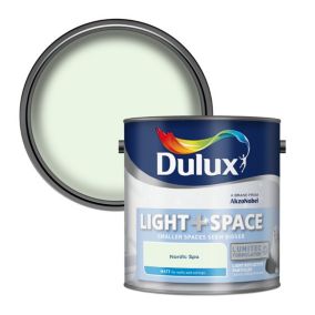 Dulux Light & space Nordic spa Matt Emulsion paint, 2.5L