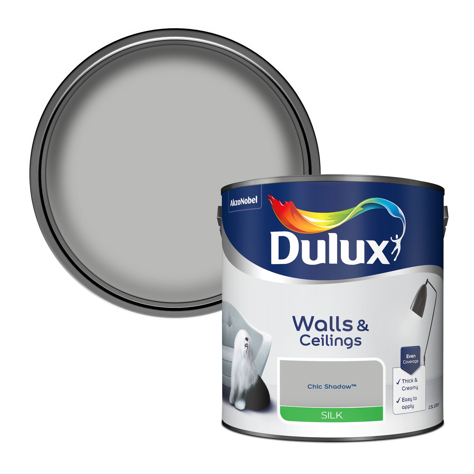 Dulux Luxurious Chic Shadow Silk Emulsion Paint 2 5l Tradepoint