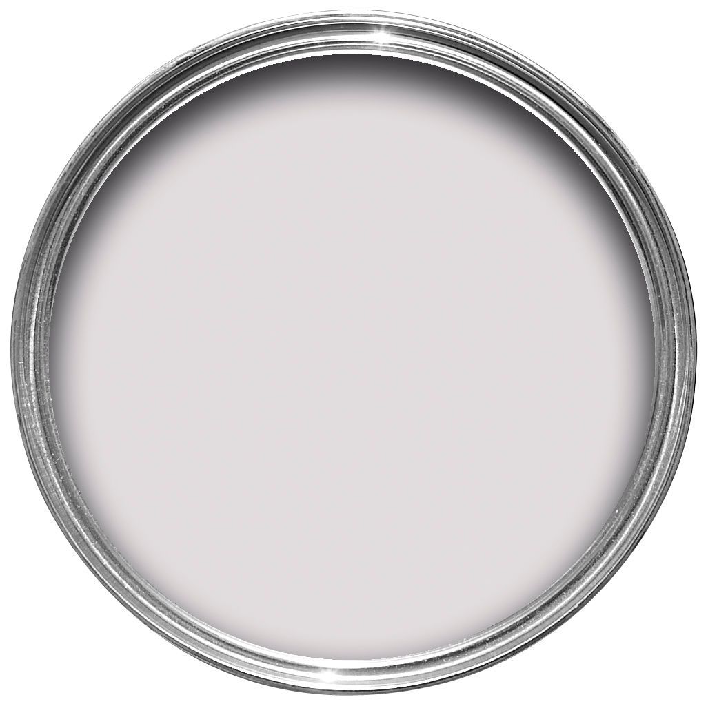 Dulux Natural hints Violet white Silk Emulsion paint, 2.5L