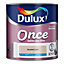 Dulux Once Caramel latte Matt Emulsion paint, 2.5L