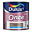 Dulux Once Intense truffle Matt Emulsion paint, 2.5L