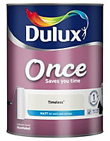 Dulux Once Timeless Matt Emulsion paint, 5L