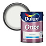 Dulux Once White cotton Matt Emulsion paint, 5L