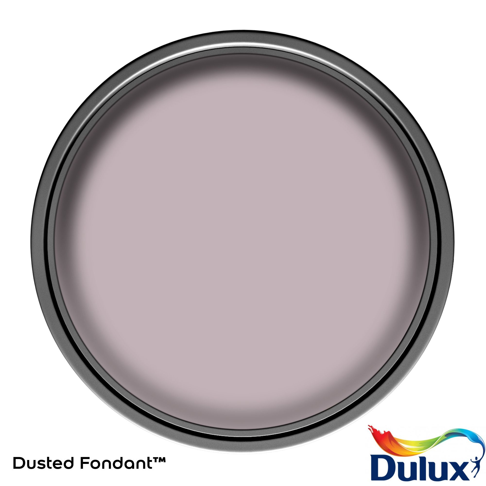 Dulux One coat Dusted fondant Matt Emulsion paint, 2.5L