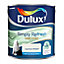 Dulux One coat Jasmine white Matt Emulsion paint, 2.5L