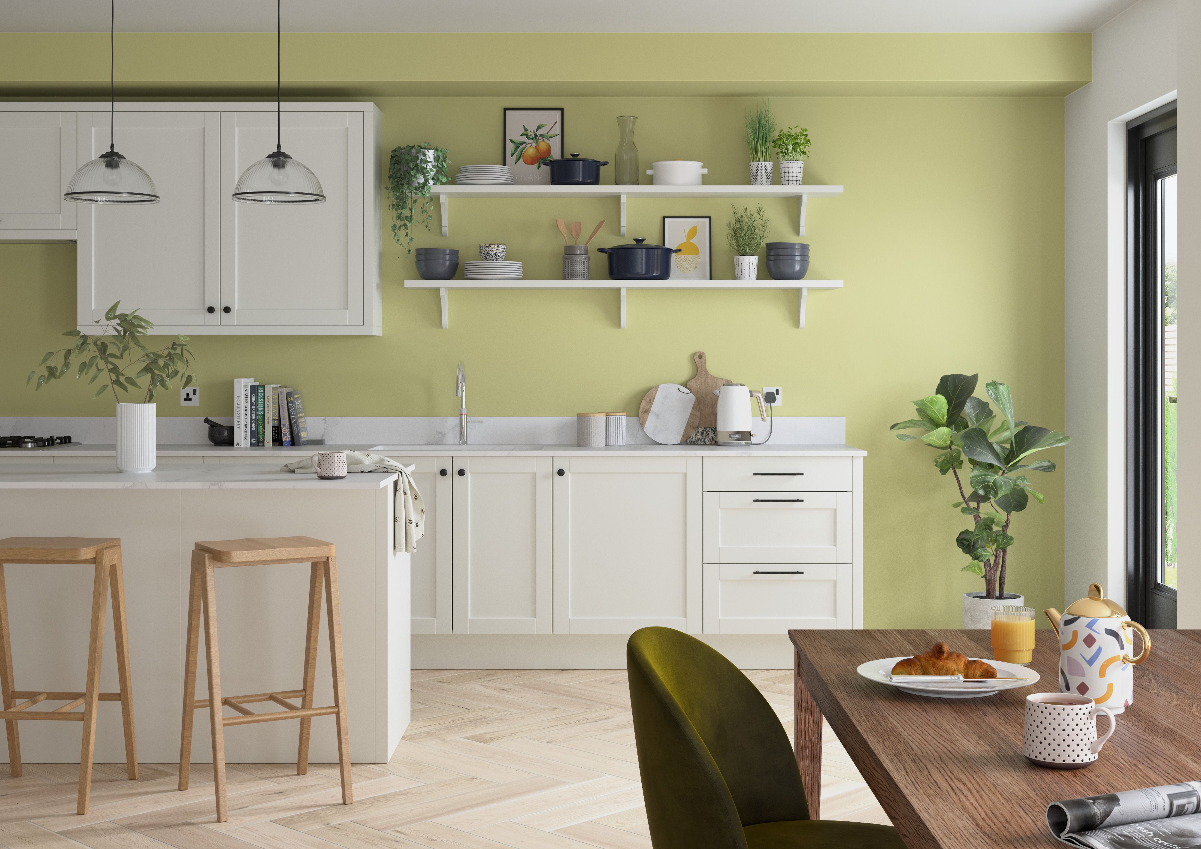 Dulux One coat Melon sorbet Matt Emulsion paint, 1.25L