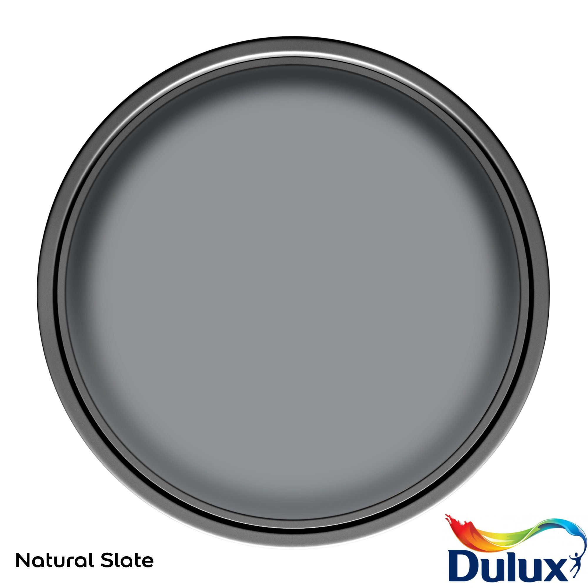 Dulux One coat Natural slate Matt Emulsion paint, 2.5L