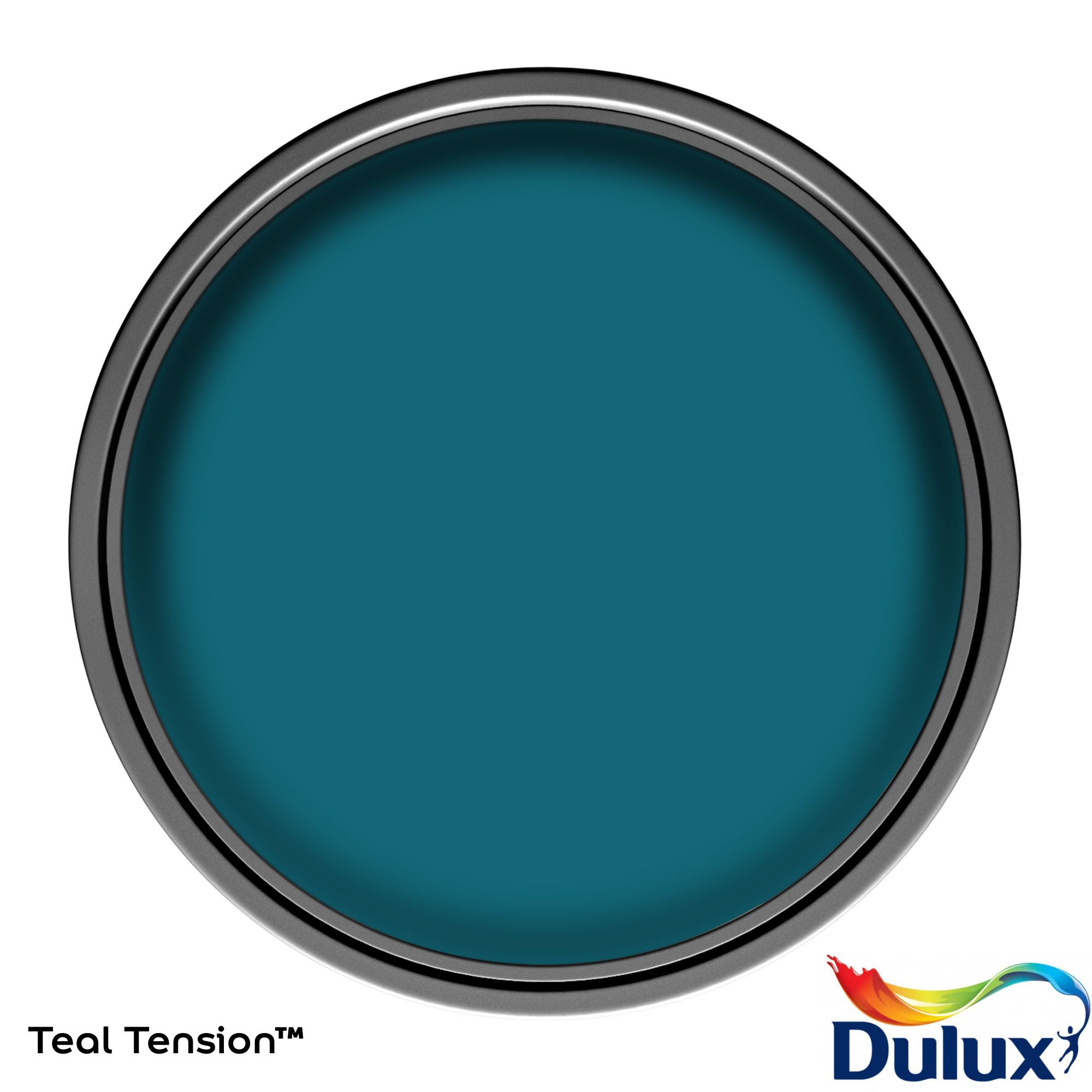 Dulux One coat Teal tension Matt Emulsion paint, 1.25L