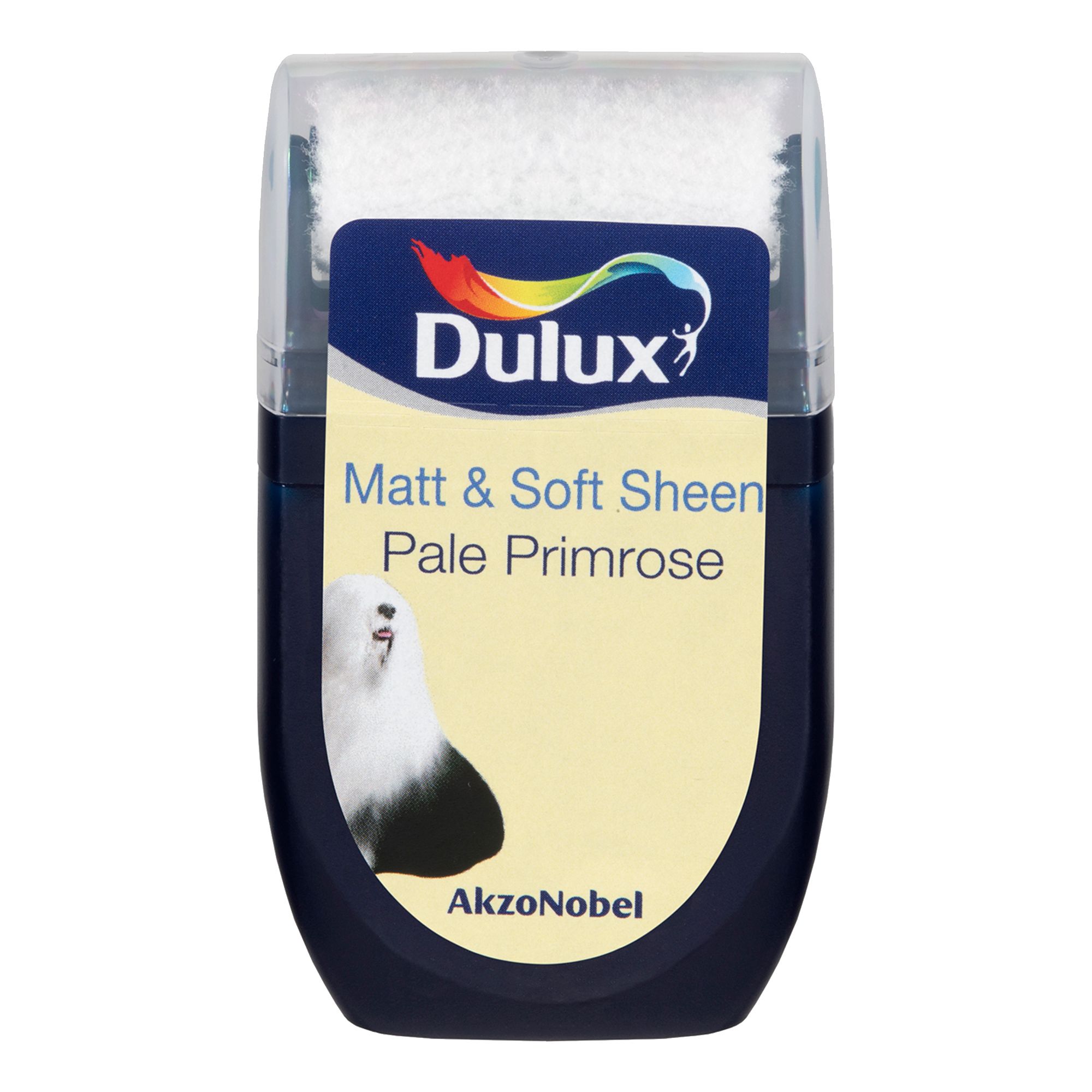 Dulux Pale primrose Vinyl matt Emulsion paint, 30ml