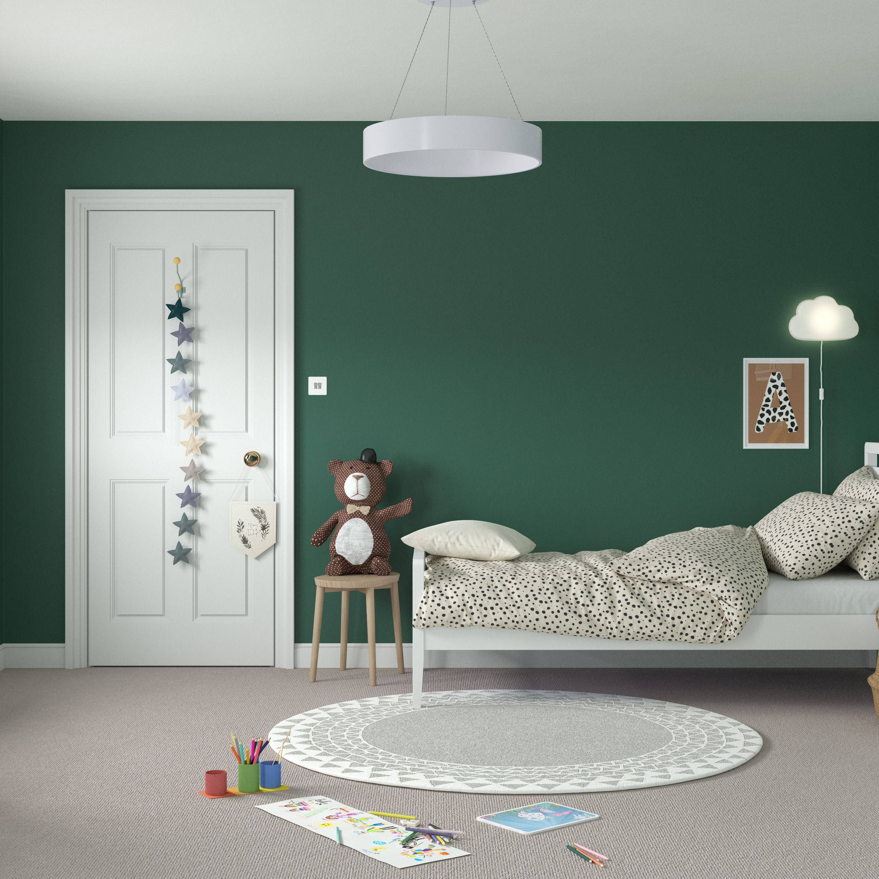 Dulux Pine Needle Matt Wall & ceiling Emulsion paint, 30ml Tester pot