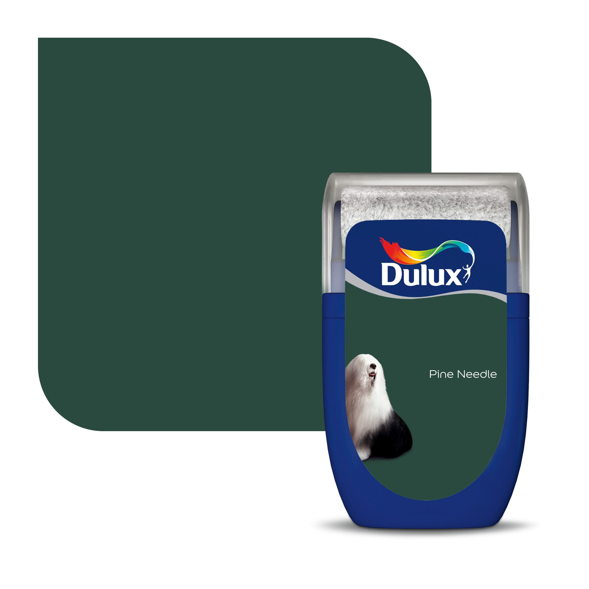 Dulux Pine Needle Matt Wall & ceiling Emulsion paint, 30ml Tester pot