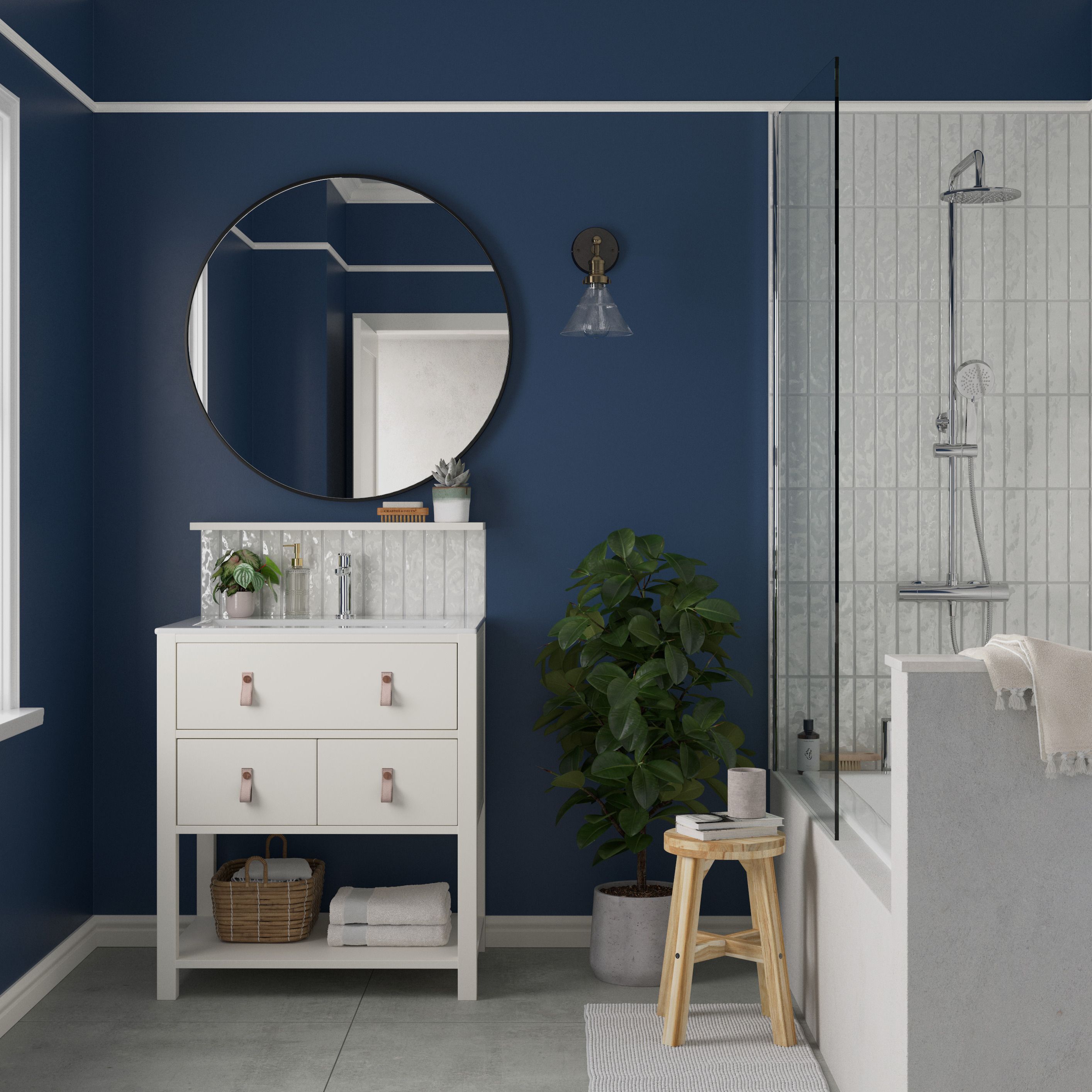 Dulux Sapphire Salute Matt Wall & ceiling Emulsion paint, 5L