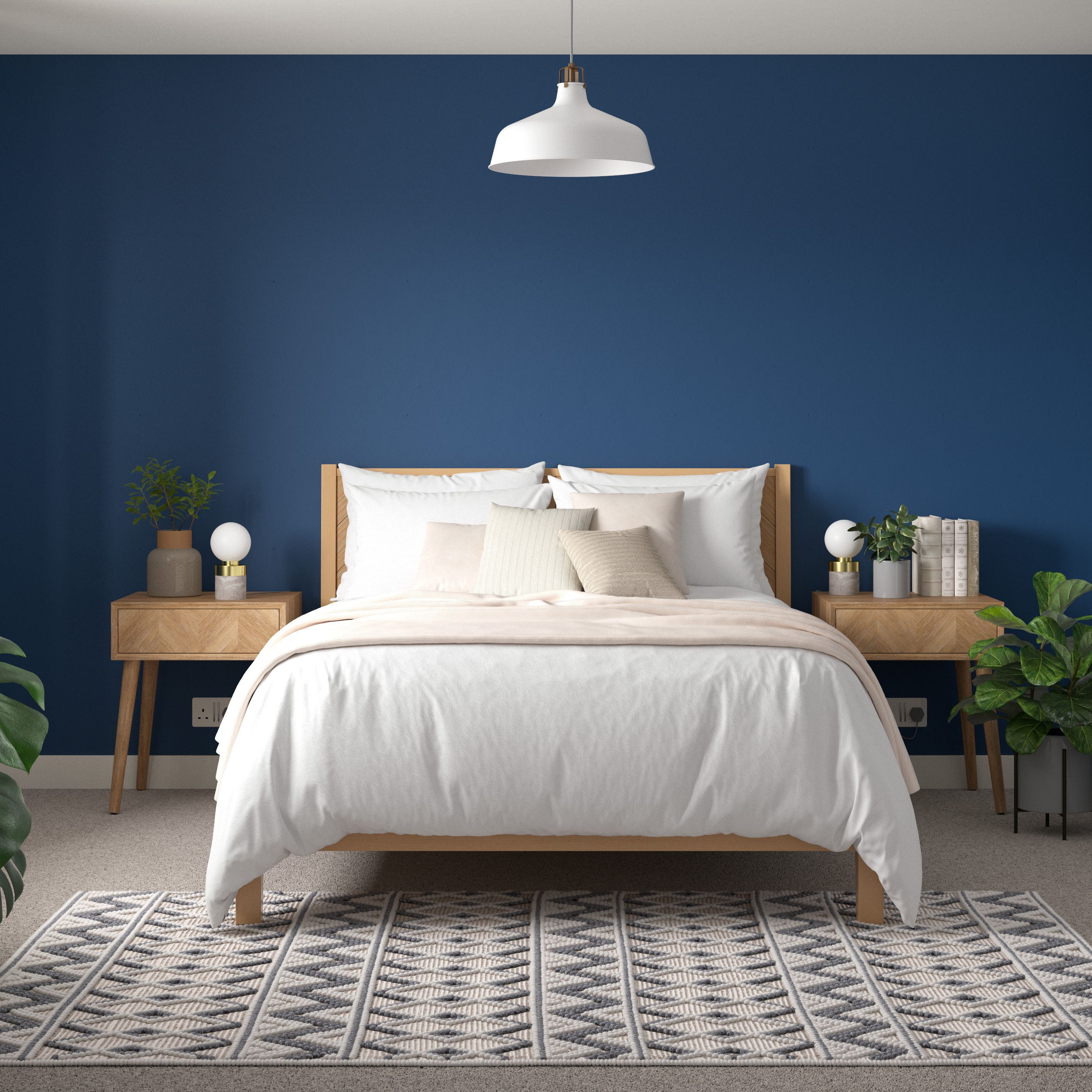 Dulux Sapphire Salute Matt Wall & ceiling Emulsion paint, 5L