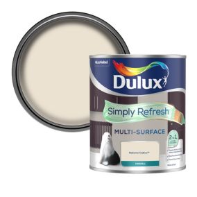 Dulux Simply Refresh Multi-surface Natural Calico Eggshell Emulsion paint, 750ml