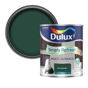 Dulux Simply Refresh Multi-surface Pine Needle Eggshell Emulsion paint, 750ml