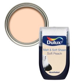 Dulux Soft peach Vinyl matt Emulsion paint, 30ml